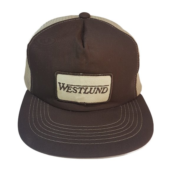 Vintage 70s 80s WESTLUND Hat Snapback Trucker Hat Classic Cap Farmer Baseball - Picture 1 of 15